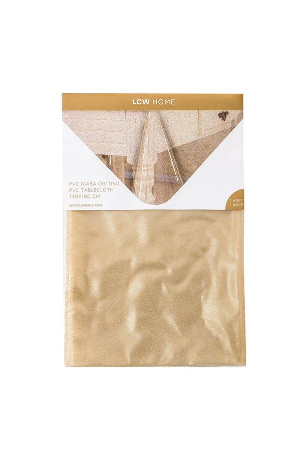 LCW HOME Sarı Şeffaf Masa Örtüsü 140x180 Cm T T - 3