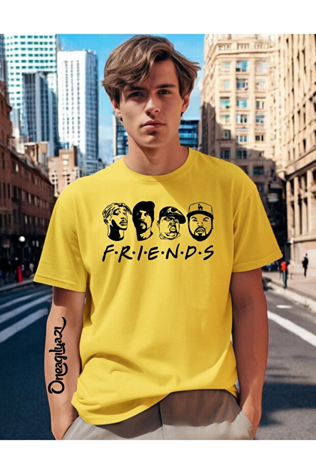 Friends Printed Men's Oversize T-Shirt