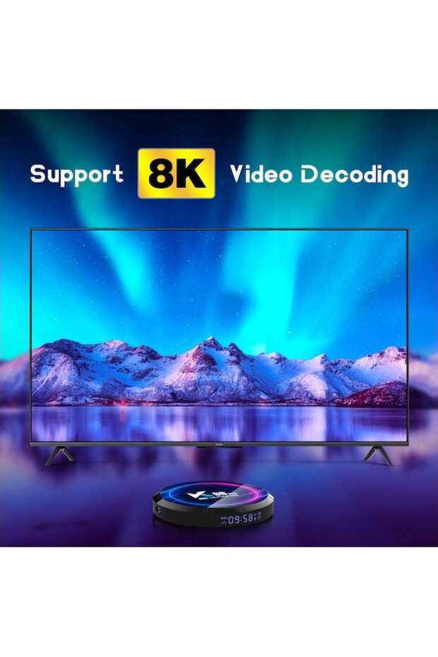 H96 Max 8k Ultra Hd Android 13 Dört Çekirdek Rk3528 Işlemci 4 Gb Ram 64 Gb Hafıza Tv Box - Wifisiz - 5