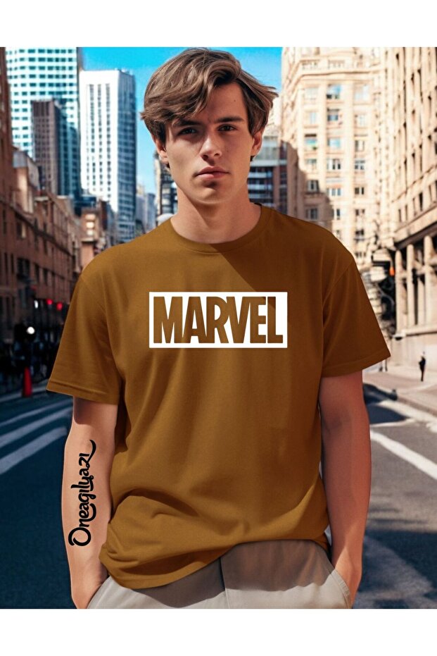 Marvel Printed Men's Oversize T-Shirt