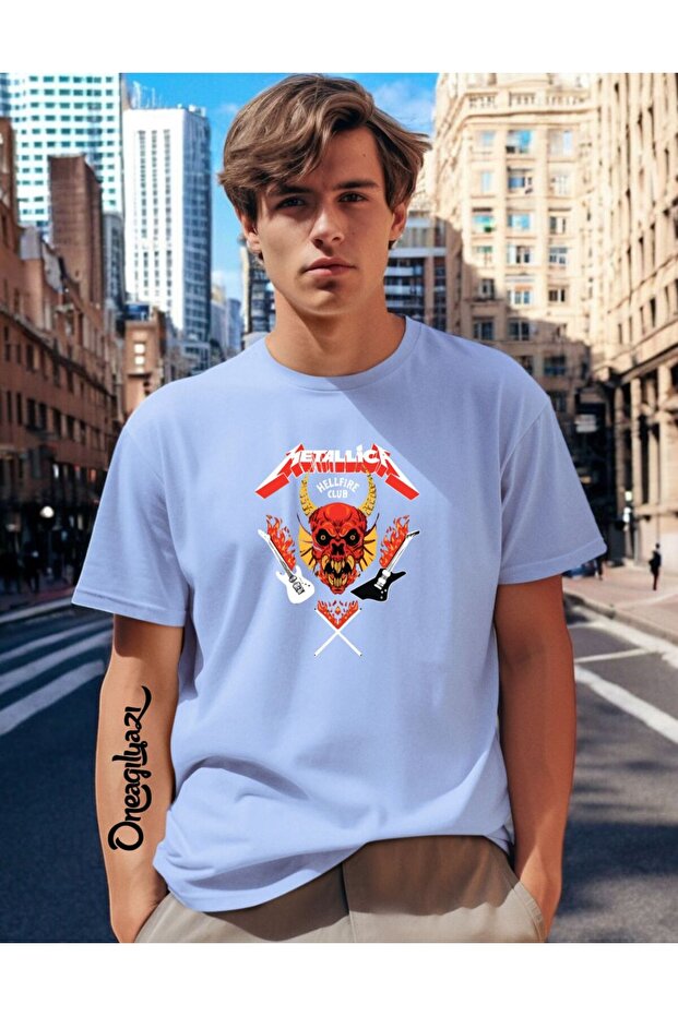 Metallica Printed Men's Oversize T-Shirt