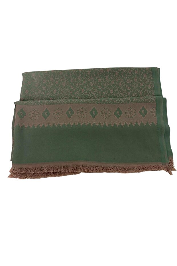 Patterned Double Sided Shawl - 3
