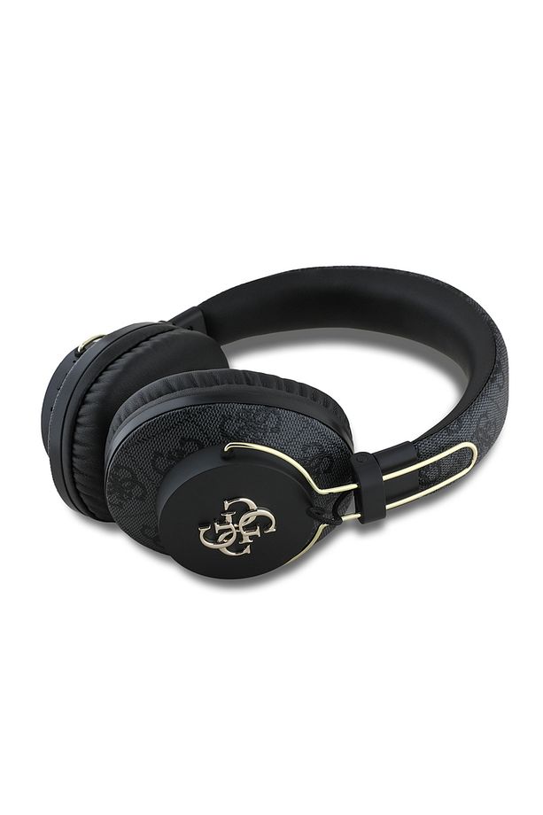 Lisanslı Bluetooth Kulaklık ENC Teknolojili Metal Logolu PU Deri Kulak Üstü Tasarım Siyah - 2