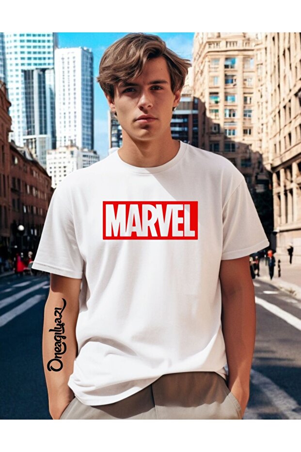 Marvel Printed Men's Oversize T-Shirt