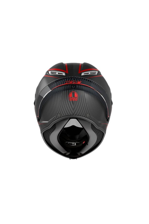 Kask/pısta Gp Rr Mplk Performante Carbon Blk Red - 6