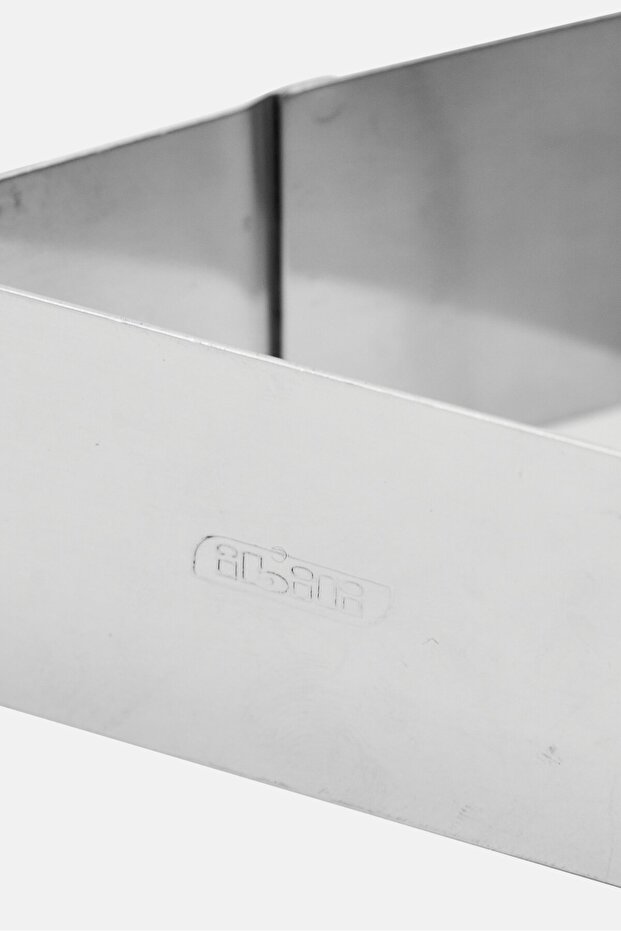 حلقة كعكة المعجنات على شكل مثلث، فضية - 3