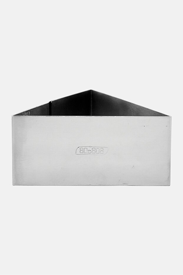 حلقة كعكة المعجنات على شكل مثلث، فضية - 1