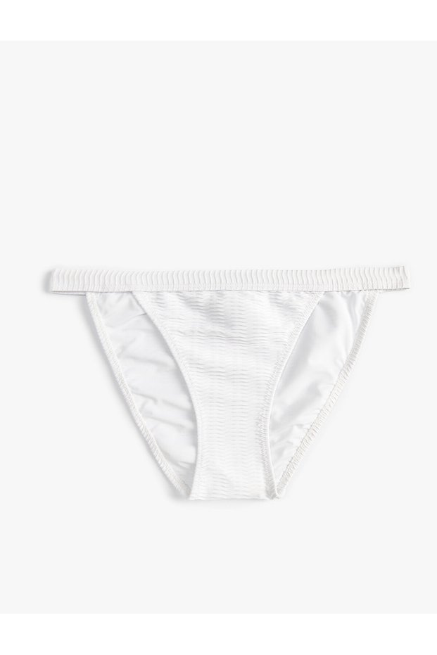 Textured Bikini Bottom Normal Waist