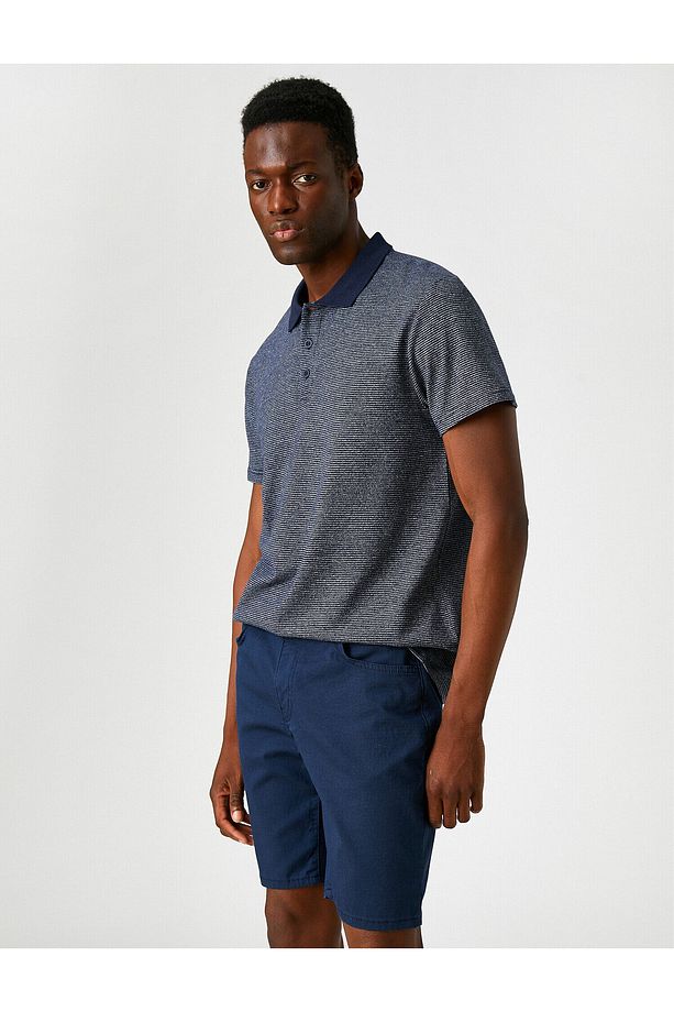 Basic Chino Şort - 1