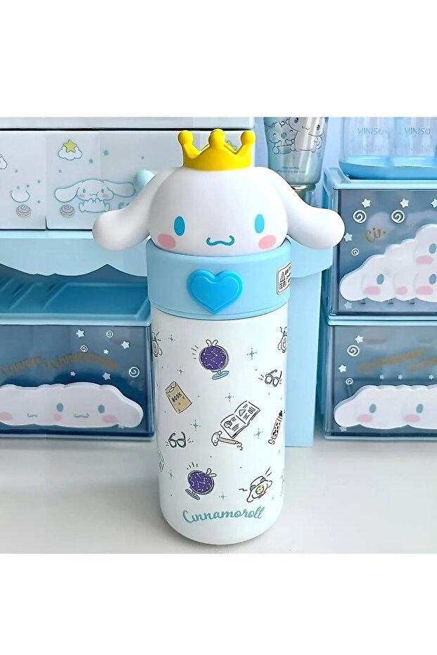 Figured Stainless Steel Water Bottle 400ml Ad19958