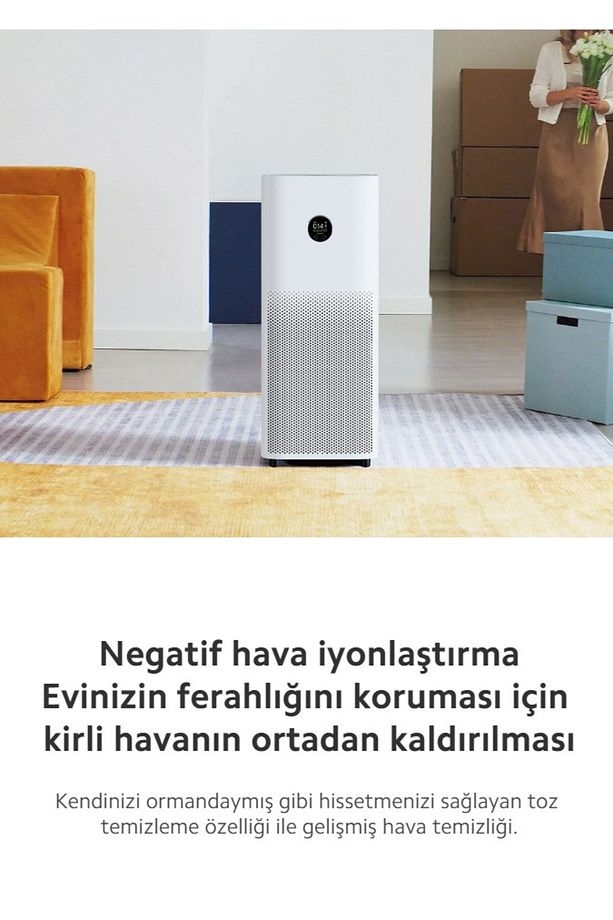 Pro Akıllı Bağlantı 3 Katmanlı HEPA Filtre, OLED Ekran ve Akıllı Kontrol ile Üstün Hava Temizleme - 8