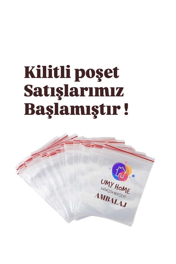 21X27 KİLİTLİ BUZDOLABI POŞETİ / ŞEFFAF KİLİTLİ POŞET /KİLİTLİ TORBA / ÇIT ÇIT POŞET / 100 ADET - 3