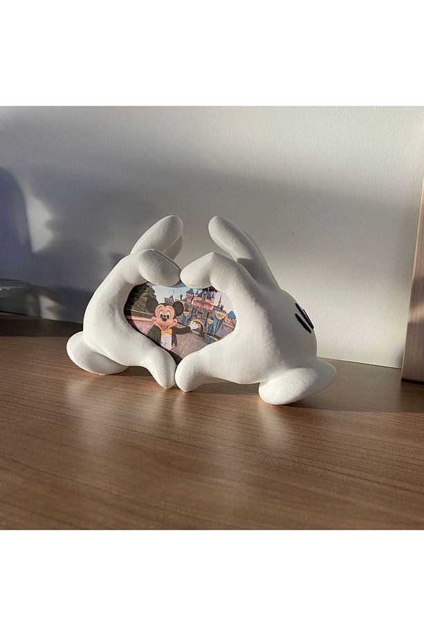 Mickey Mouse El Şeklinde Çerçeve. Çocuk Odası Dekoru, Çocuk Odası Çerçeve - 3