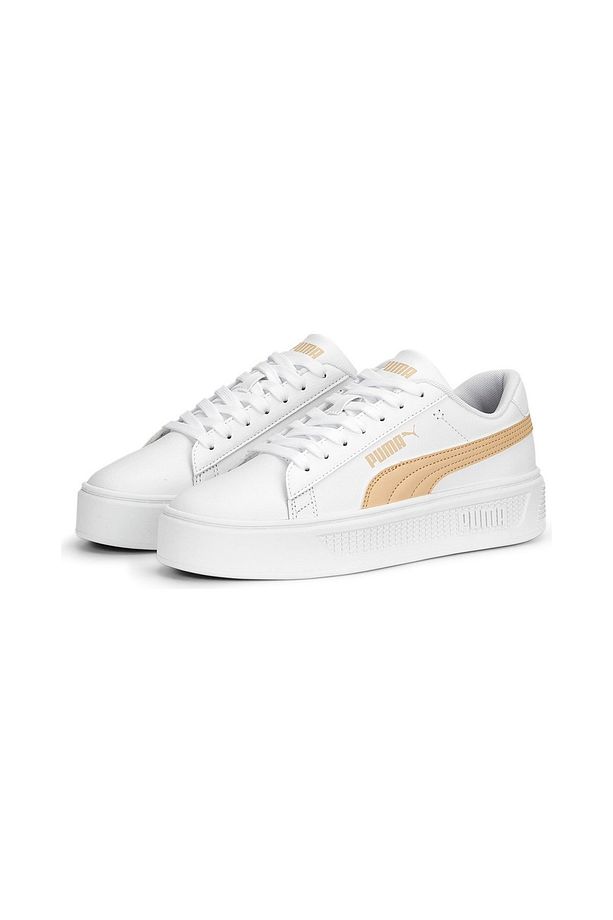 Smash Platform v3 Kadın Sneaker Ayakkabı 390758-19 Bej - 3