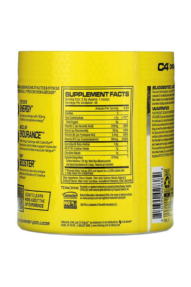 , C4 Original, Pre-workout 30 Servis. Orj Usa Version.3745 - 2