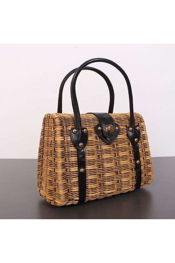 MYBAG RATTAN ÇANTA 32 x14 x23 cm - 1