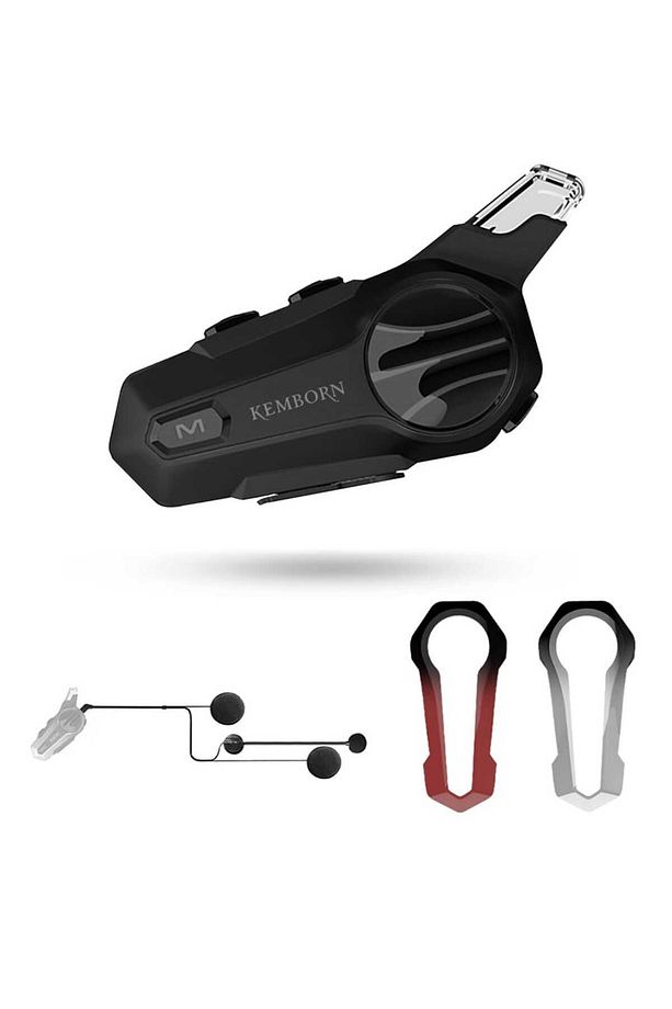 Motosiklet 2 Kişilik 1adet Intercom Bluetooth Kulaklık Yarım Ve Çene Açılır Kask Uyumlu... - 1