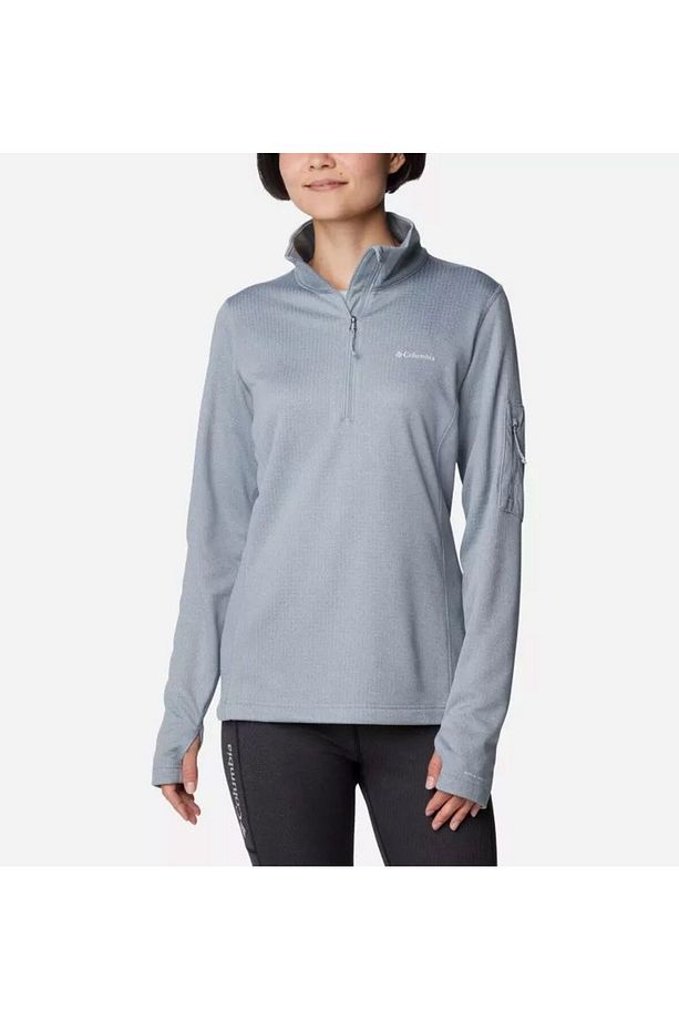Park View Grid Fleece 1/2 Zip Kadın Polar - 1