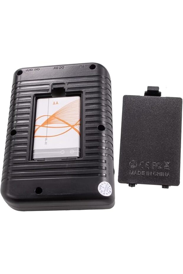 Handheld Game Console with 400 Classical Games, TV Connection Support, Portable (Black) - 4
