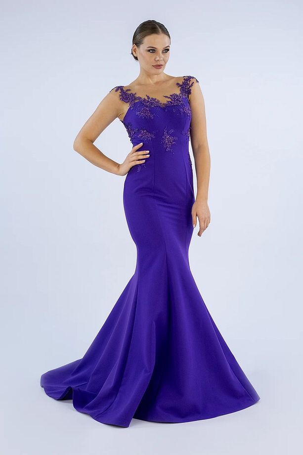 Alluring Exception Balık Kesim Nişan Elbisesi - 3
