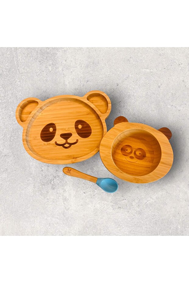 Panda Bambu Tabak Seti - 1