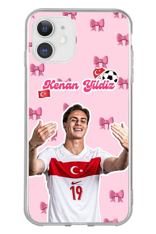 iPhone 11 Uyumlu Kenan Yıldız Kurdele Şeffaf Silikon Kılıf - 1