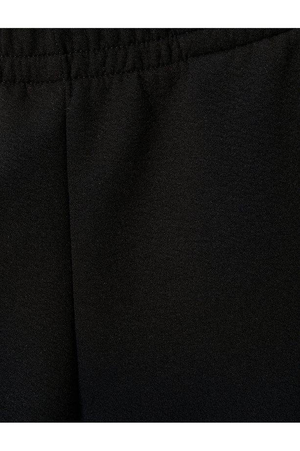Spor Basic Jogger Eşofman Altı Yüksek Bel Rahat Kalıp Cepli - 6