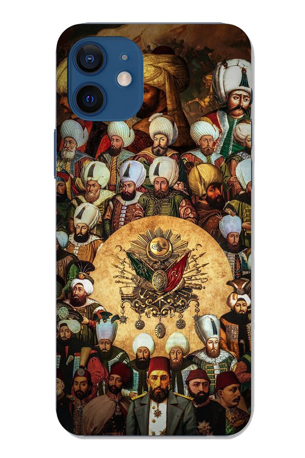 حافظة سيليكون شفافة متوافقة مع هاتف iPhone 12 من عهد السلاطين العثمانيين