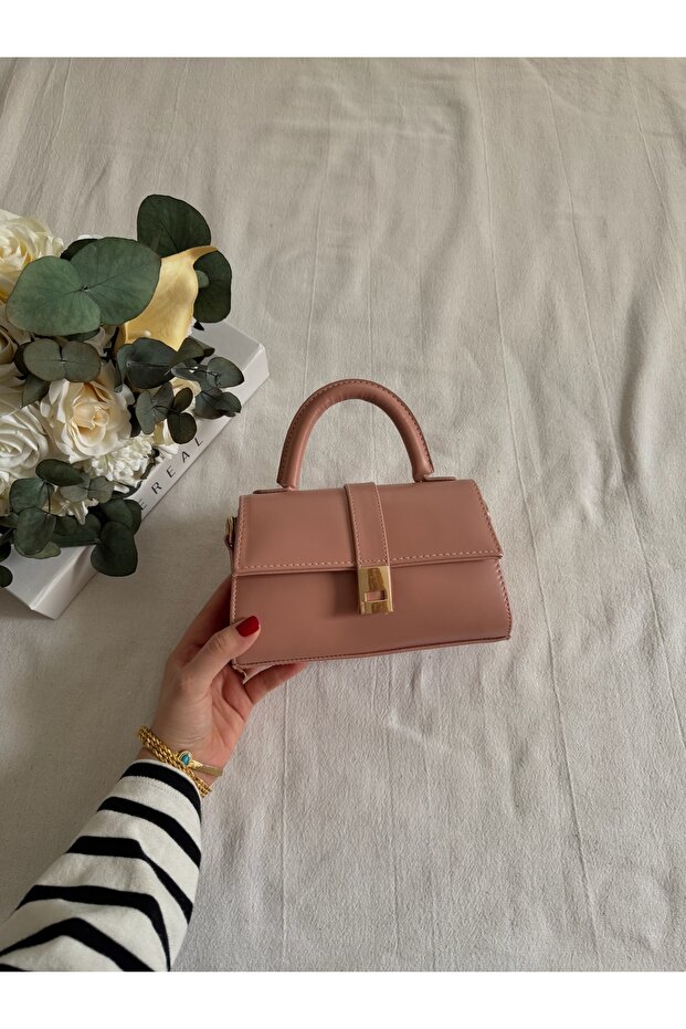 Tiny Model Pink Women's Handbag and Shoulder Bag