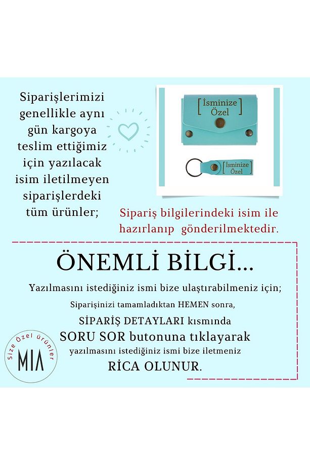 Sarı Renk, Sabret, Şükret, Dua Et, Yazılı İsme Özel, Cüzdan Ve Anahtarlık Set, Akrabaya Alınacak Set - 2