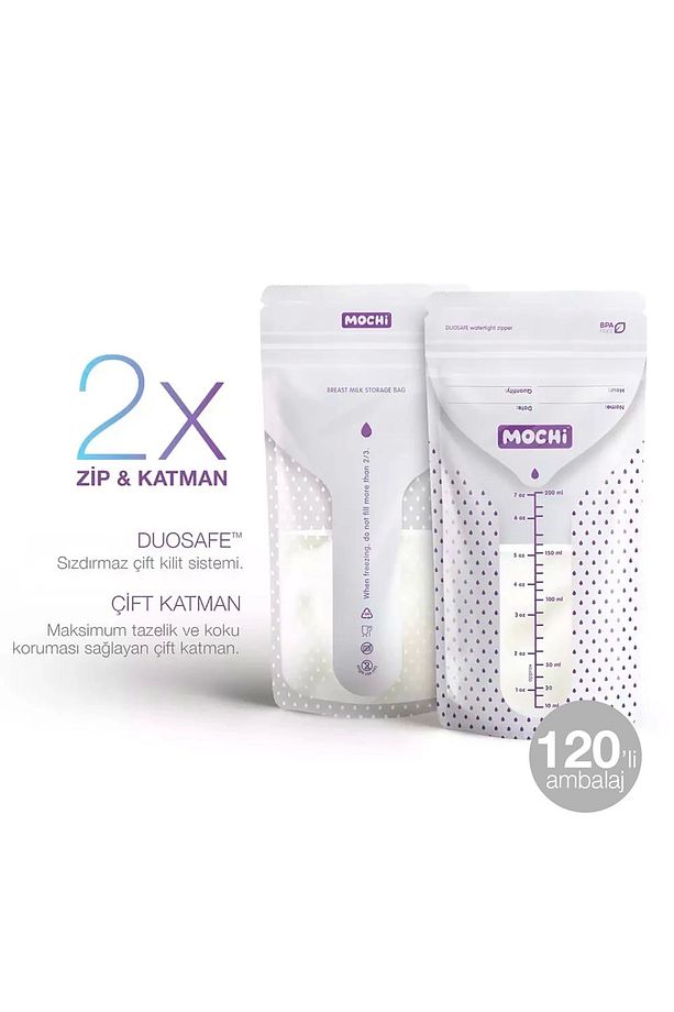 Anne Sütü Saklama Poşeti 120 Adet - 2