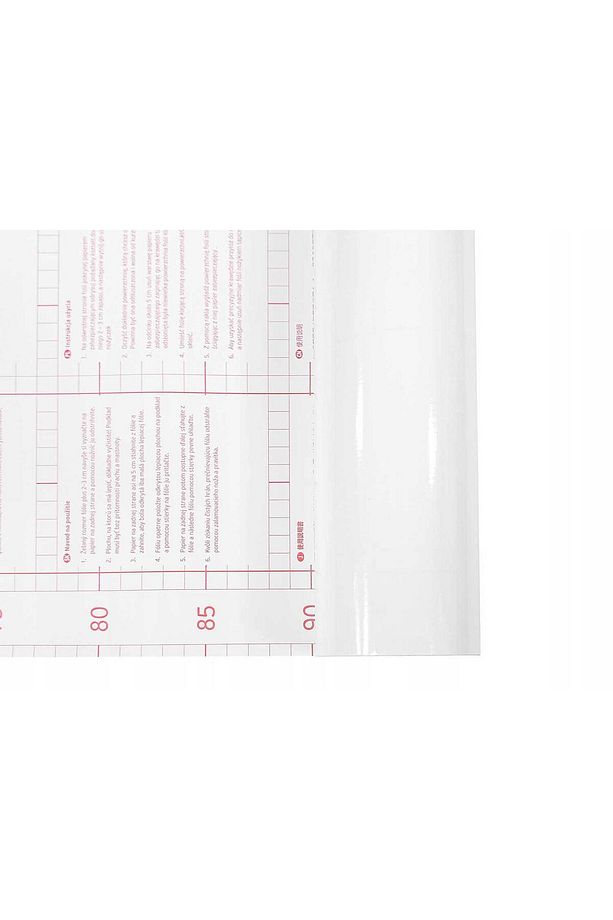 176-0011 Düz Parlak Beyaz Kendinden Yapışkanlı Folyo ( 45 cm x 1 mt ) - 5