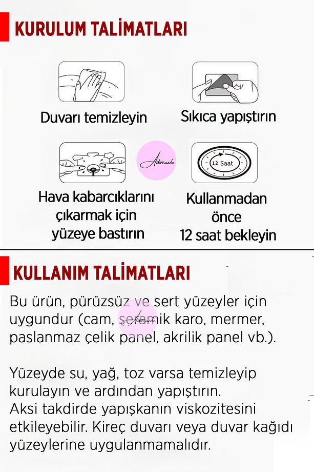Ultra Güçlü Yapışkanlı Duvar Askısı Vantuzlu Şeffaf Duvar Askısı Yapışkanlı Kanca - 5