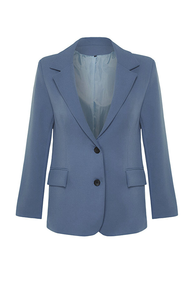 Mavi Regular Astarlı Dokuma Blazer Ceket TWOSS22CE0104 - 7