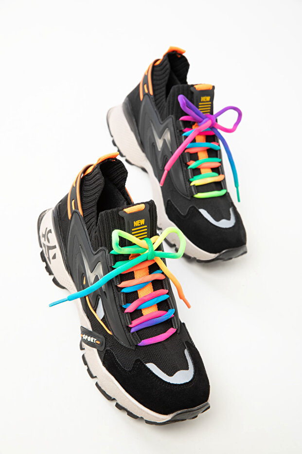 Schwarzer Damen-Sneaker 20254 - 4