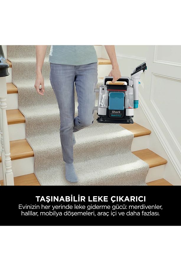 StainStriker – 4 Farklı Başlığa Sahip Halı, Koltuk Yıkama ve Leke Çıkarma Makinesi Deterjan Hediyeli - 7