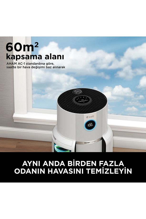 NeverChange5 Clean Sense IQ Hava Temizleyicisi 5 Yıla Varan Filtre Ömrü - HP150EU - Shark Ninja - 5