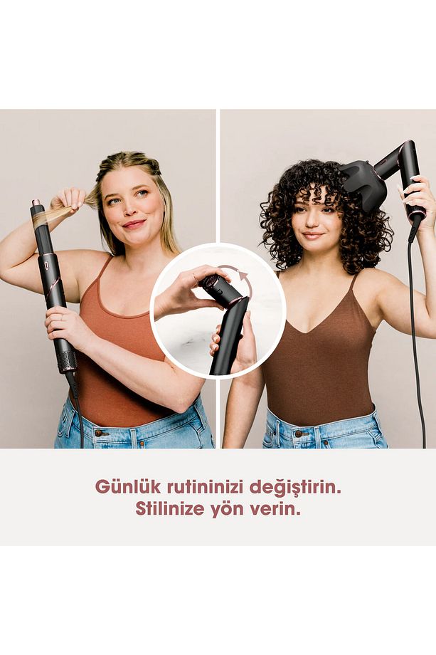 FlexStyle 5-in-1 Saç Kurutma & Şekillendirme Sistemi - Black/Rose Gold - Shark Ninja - 7