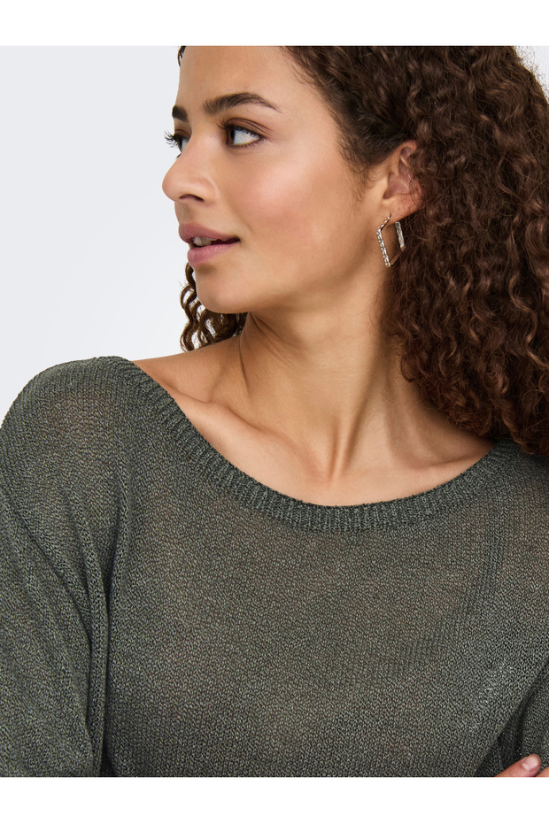 JDYSHINE LIFE S/S PULLOVER KNT - 5