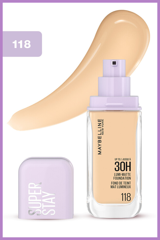 Super Stay Lumi Matte Fondöten - 118 - 3