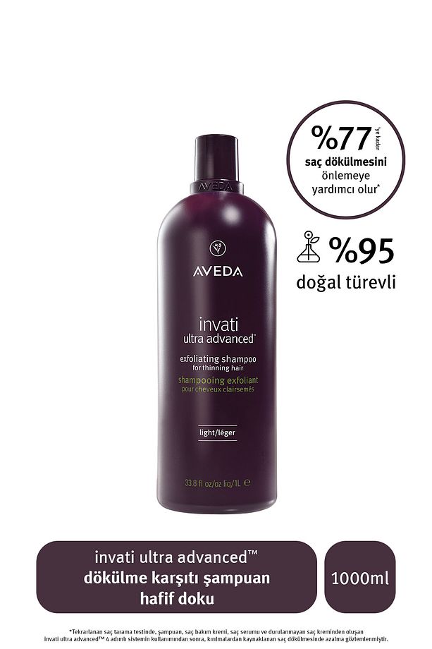 invati ultra advanced dökülme karşıtı şampuan: hafif doku 1000ml - 1
