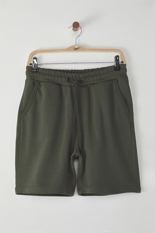 Haki Regular/Normal Kesim Basic Karyoka Dikişli Şort & Bermuda TMNSS25SR00021 - 5