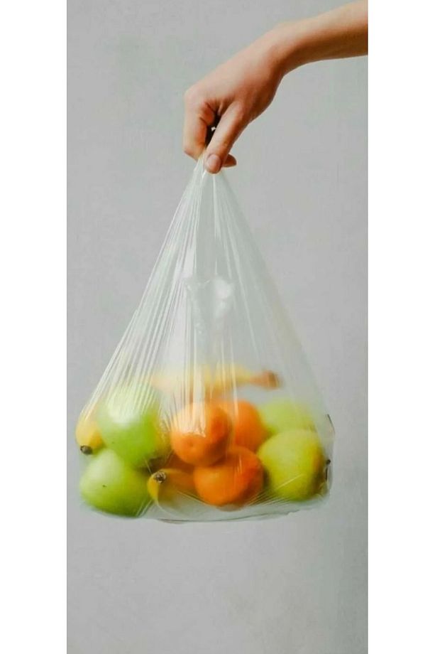 Hışır Atlet Şeffaf Poşet Market Manav Poşeti Orta Boy 1 Kg - 3
