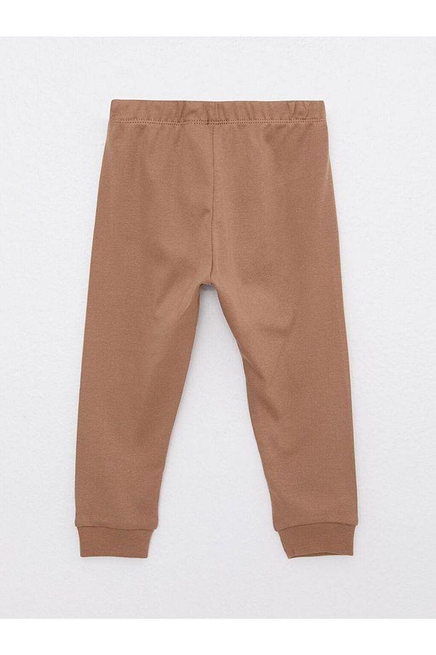 Beli Lastikli Pamuklu Erkek Bebek Pijama Alt 2'li (S2) - 5