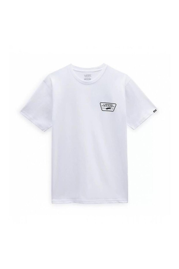 Λευκό μπλουζάκι Full Patch Back Ss Tee VN0000F8YB21