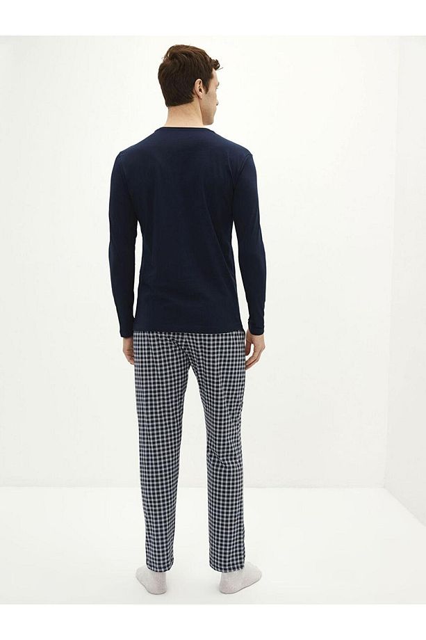 Standart Kalıp Erkek Pijama Takımı - 5