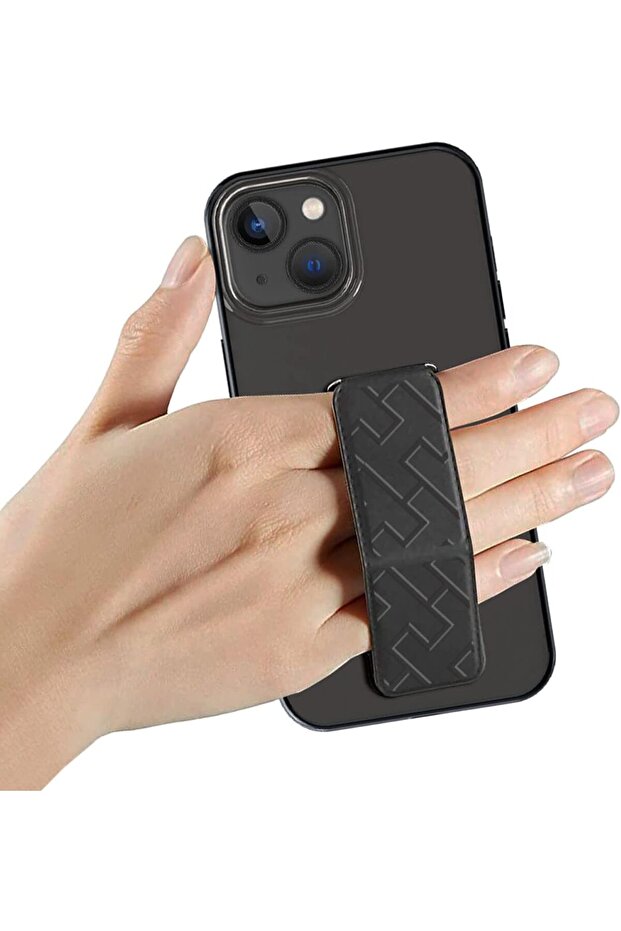 حافظة حامل قبضة - أسود - آيفون 14 بلس - 2