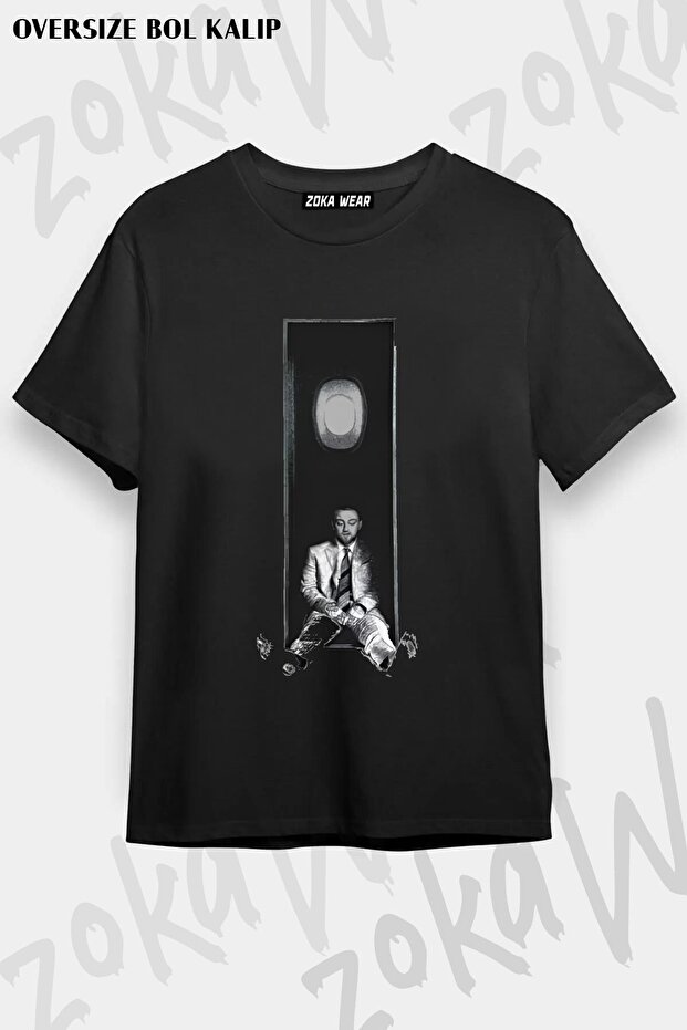 Unisex Oversize Mold Mac Miller Bask2 Design Printed Tshirt
