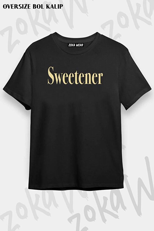 Unisex Oversize Fit Ariana Grande Sweetener Design Printed Tshirt