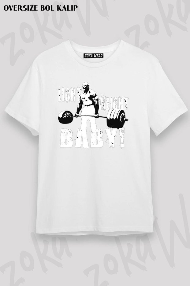 Unisex Oversize Fit Light Weight Baby, Ronnie Coleman Design Printed Tshirt